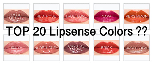 TOP 20 Lipsense Colors sold in 2020!