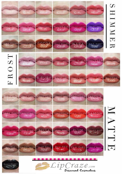 Lipsense Color Chart
