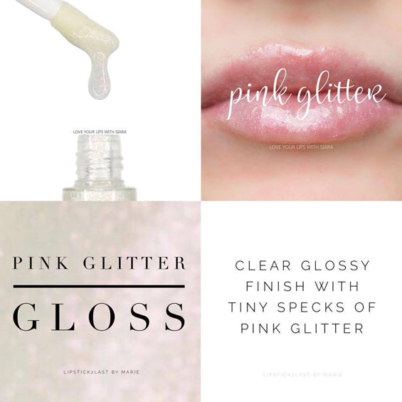 Pink Glitter Gloss for Lipsense by Senegence