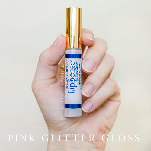 Pink Glitter Gloss for Lipsense by Senegence