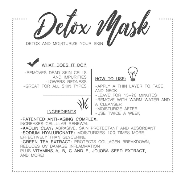 Detoxifying and Moisturizing Mask