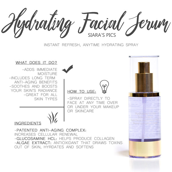 Hydrating Facial Serum Mist