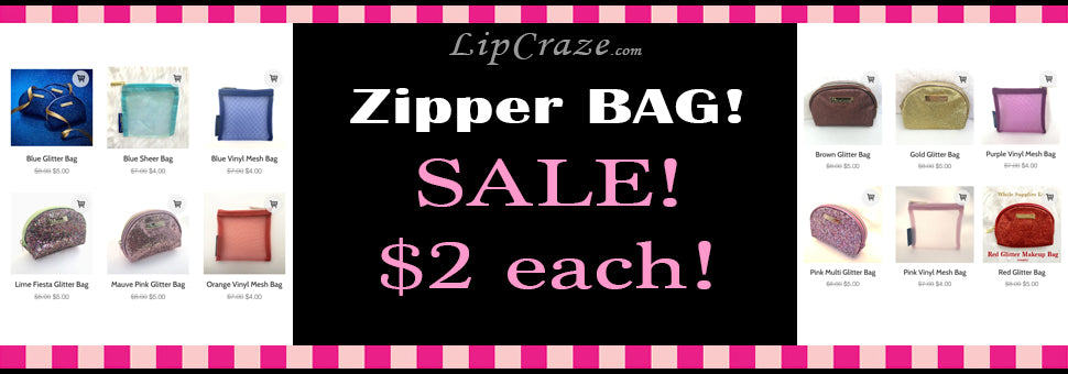 Zipper Bag Sale for Lipsense by Senegencen